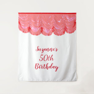 Tenture Fond pour photo Fête des 50 ans Anniversaire Noir 