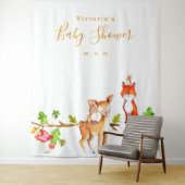 Tenture Fond pour Photobooth de Baby Shower sur le thème d (En situation)