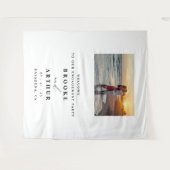 Tenture Fond pour Photobooth de Fête de Fiançailles Avec P (Devant (Horizontal))