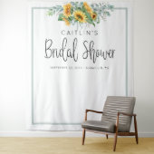 Tenture Fond pour Photomaton de Mariage Tournesol (En situation)