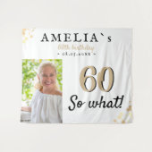 Tenture Fond pour photos de 60e anniversaire inspirant (Devant (Horizontal))