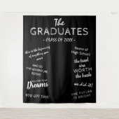 Tenture Fond pour photos de cérémonie de remise de diplôme (Devant)