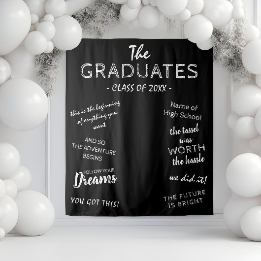 Tenture Fond pour photos de cérémonie de remise de diplôme