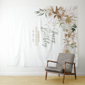 Tenture Fond pour photos de fête d'anniversaire Bohème élé (En situation (horizontale))