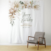 Tenture Fond pour photos de fête d'anniversaire Bohème élé (En situation)