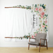 Tenture Fond pour photos de fête de mariage rose pastel (En situation (horizontale))