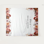 Tenture Fond pour photos floral bordeaux et rose pour tout (Devant (Horizontal))