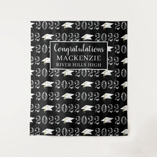 Tenture Fond pour séance photo de remise de diplôme classe (Devant)