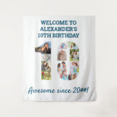 Tenture Fond pour un collage de photos de fête d'anniversa (Devant)