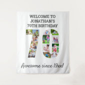 Tenture Fond pour un collage de photos de fête d'anniversa (Devant)