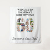 Tenture Fond pour un collage de photos pour une fête d'ann (Devant)