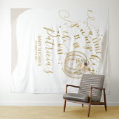 Tenture Fond pour une Baby Shower Petite Citrouille (En situation (horizontale))