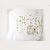 Tenture Fond pour une Baby Shower Petite Citrouille (Devant (Horizontal))