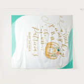 Tenture Fond pour une Baby Shower Petite Citrouille (Devant (Horizontal))