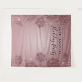 Tenture Fond Rose Gold Soirée d'entreprise de Fêtes de fin (Devant (Horizontal))