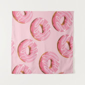 Tenture Fond sans couture de Donuts Glacés (Devant (Horizontal))