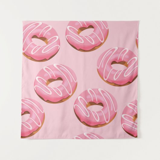 Tenture Fond sans couture de Donuts Glacés (Devant)
