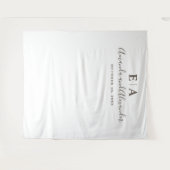 Tenture Fond simple de typographie. Fond de mariage (Devant (Horizontal))