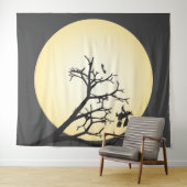 Tenture Fond simple pour photo de fête d'Halloween sorcièr (En situation (horizontale))