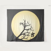 Tenture Fond simple pour photo de fête d'Halloween sorcièr (Devant (Horizontal))