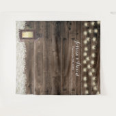 Tenture Fonds de mariage de grange de lanterne rustique bl (Devant (Horizontal))