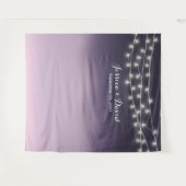 Tenture Fonds de mariage élégants ombrés violets (Devant (Horizontal))