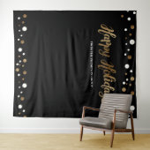 Tenture Fonds dorés de Noël de la société Joyeuses Fêtes (En situation (horizontale))