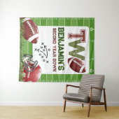 Tenture Football Anniversaire garçon (En situation (horizontale))