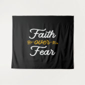 Tenture Force spirituelle Foi sur la peur (Devant (Horizontal))