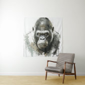 Tenture Forêt animalière de la Pinède de Gorilla (En situation)