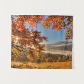 Tenture Forêt d'automne dans les montagnes (Devant (Horizontal))