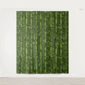 Tenture Forêt de bambou en vert (Devant)