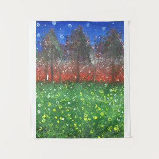 Tenture Forêt de minuit