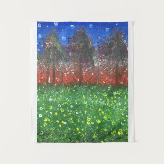 Tenture Forêt de minuit (Devant)