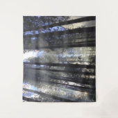 Tenture Forêt de pins avec la nature ensoleillée (Devant)