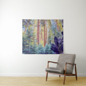 Tenture Forêt de Sequoia (En situation (horizontale))