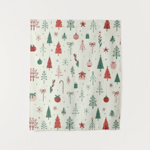Tenture Forêt de vacances scandinave
