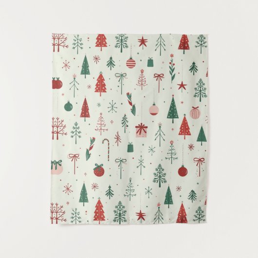 Tenture Forêt de vacances scandinave (Devant)