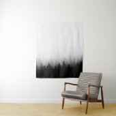 Tenture Forêt d'épinette dans le brouillard (En situation)