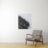 Tenture Forêt d'épinette noire et blanche et neige (En situation)