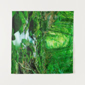 Tenture Forêt d'été profonde, backwoods, profonde, profond (Devant (Horizontal))