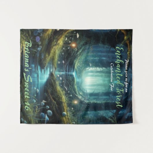 Tenture Forêt enchantée 16 (Devant (Horizontal))