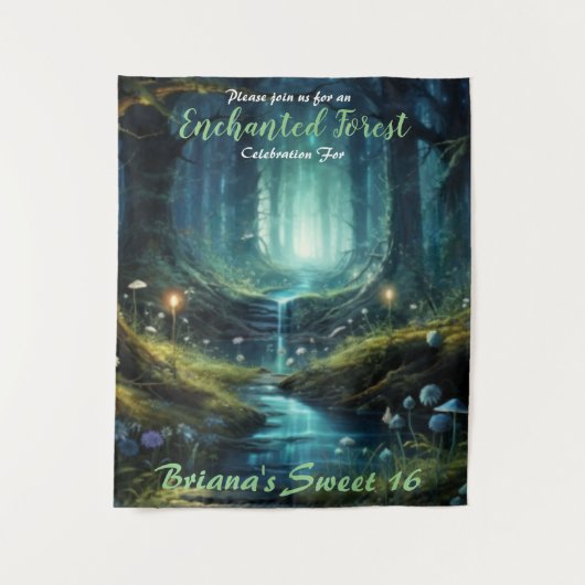 Tenture Forêt enchantée 16 (Devant)