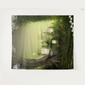 Tenture Forêt Enchantée Fond de Bois Rustique de Chêne (Devant (Horizontal))