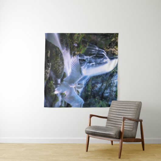 Tenture Forêt Enchantée - Nature Calme Paysage  (En situation (horizontale))