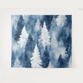 Tenture Forêt hivernale de Silent Pines (Devant (Horizontal))