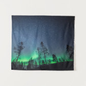 Tenture Forêt Northern Lights (Devant (Horizontal))