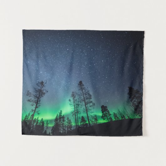 Tenture Forêt Northern Lights (Devant (Horizontal))