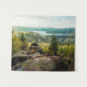 Tenture Forêt | Ore Mountains Allemagne (Devant (Horizontal))