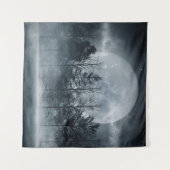 Tenture Forêt sombre : Scène lune (Devant (Horizontal))